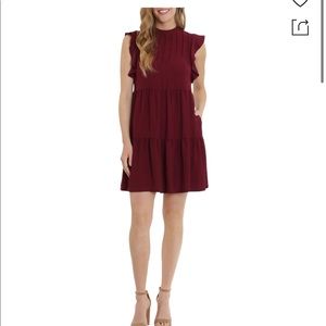 Maroon dress Size 12 never worn